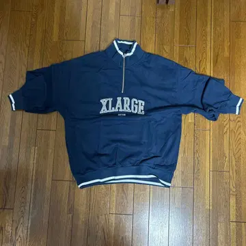 XLARGE 네이비 허브 지퍼