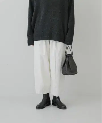 카구레 코튼 크롭 팬츠