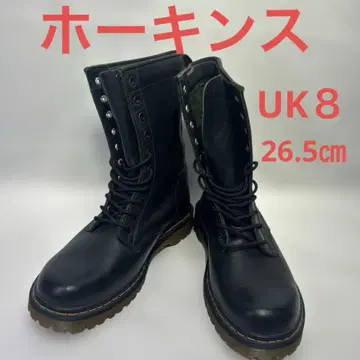 새상품 GT-5184 호킨스 블랙 컬러 10홀 부츠 UK8 26.5cm