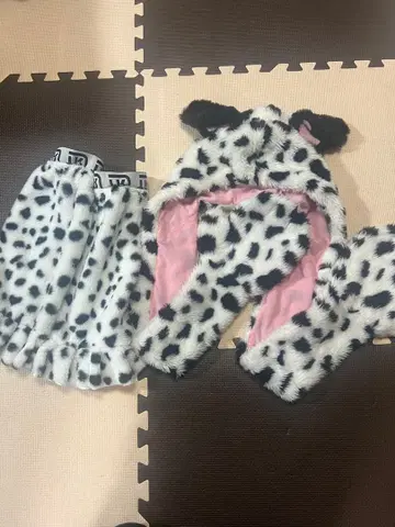 101마리 달마시안 팬 캡 레그 워머 세트