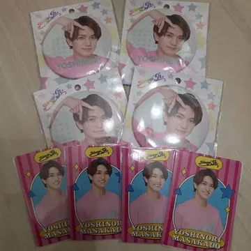 세이몬 요시노리 캔뱃지 프로필 카드 세트