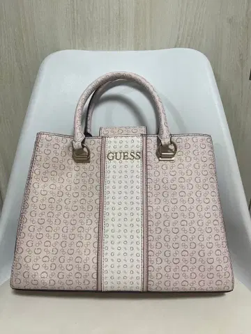 GUESS 핑크 토트백