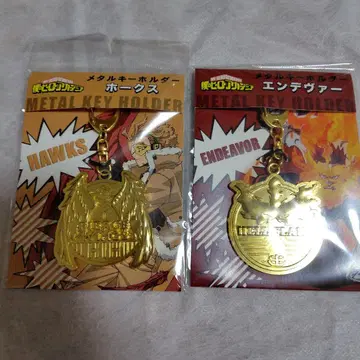 나의 히어로 아카데미아 메탈 키링 호크스 엔데버