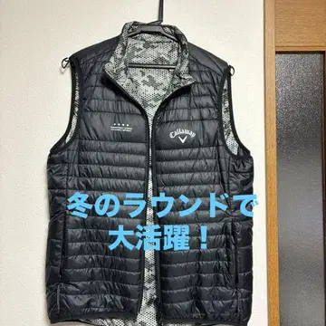 주말 세일 중! 캘러웨이 다운 베스트 리버서블 골프웨어