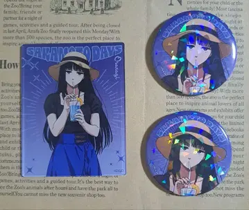 사카모토 데이즈 대불 아크릴 카드 캔 배지