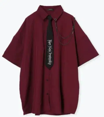 NOEMIE 노에미 넥타이 포함 와인 레드 지뢰계 서브컬쳐