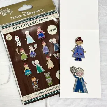 안나와 눈의 여왕 판타지 스프링스 핀 배지 가족의 추억 2