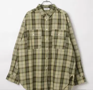 lepsim 체크 긴팔 셔츠 FREE 사이즈