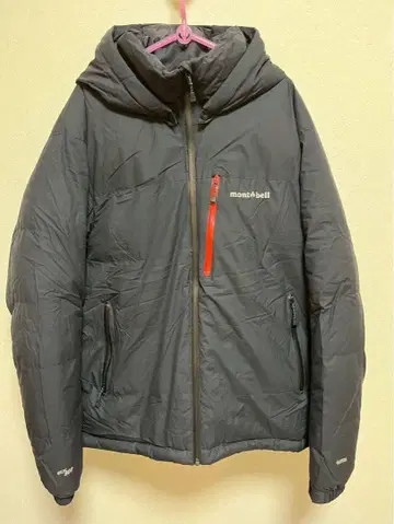 몽벨 mont-bell 다운 남성용 XL 블랙 블랙