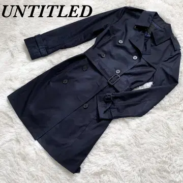 [ 새상품급 ] UNTITLED 언타이틀 더블 트렌치코트 사이즈 2