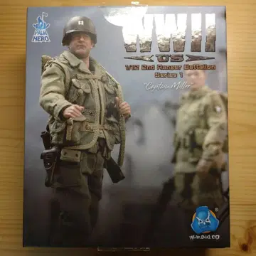 WWII US 1/12 2nd 레인저 대대 밀러 대위
