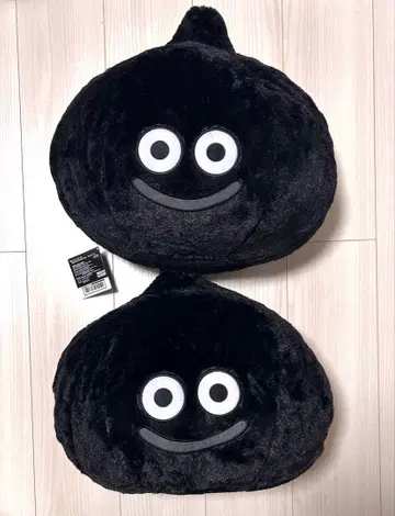 [ 택 포함 미사용 새상품 ] 드래곤 퀘스트 슬라임 다크 봉제 인형 블랙