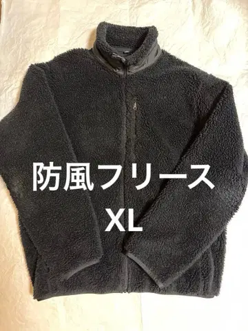 유니클로 방풍 아우터 플리스 자켓 XL 블랙