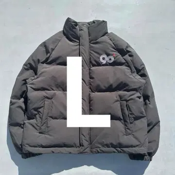 9090 로고 리치 퍼퍼 재킷