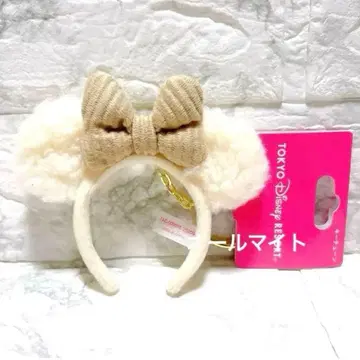 디즈니 미니 머리띠 키체인 키링 복슬복슬 포근포근