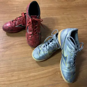 미즈노 축구 트레이닝화, 풋살화 2족 세트 23cm