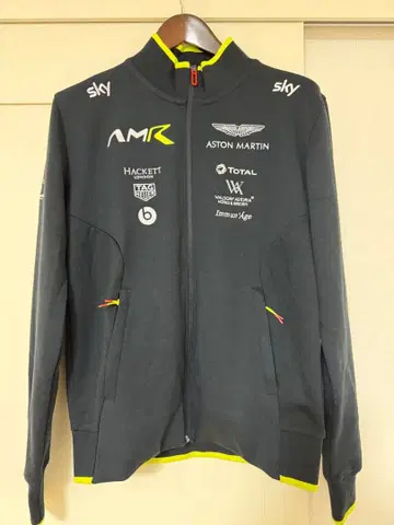 애스턴 마틴 맨투맨 자켓 집업 후드티 M 사이즈