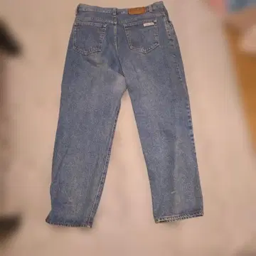 Calvin Klein 블루 스트레이트 청바지