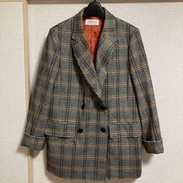 HERENCIA 테일러드 자켓 체크