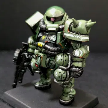 건담 컨버전스 피규어 자쿠 GQ 웨더링 지크 액스