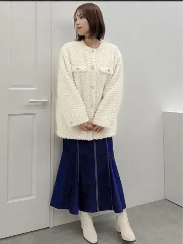 dazzlin 보아 프렌치불 재킷