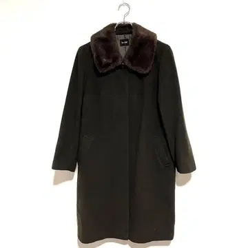 루시엘 귀여운 인기 캐주얼 겨울 윈터 롱 코트 퍼