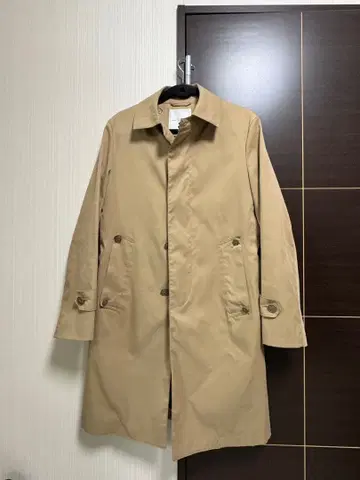 유나이티드 애로우즈 베이지 스텐카라 코트 라이너 포함 S 사이즈