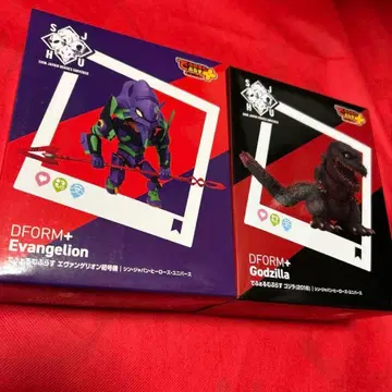 DFORM+ 에반게리온 & 고질라 세트 데포름플러스