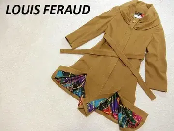 루이페로 안쪽 올 패턴 캐시미어 벨티드 코트 카멜 브라운 36