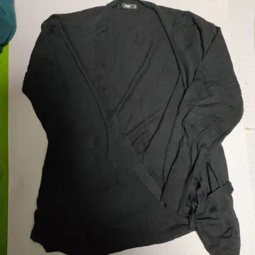 HARE 블랙 가디건 S