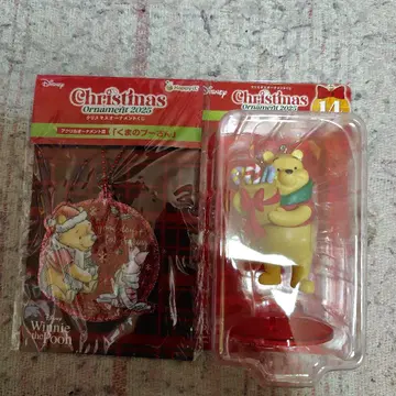 [ 박스 포함 ] DISNEY 크리스마스 오너먼트 복권 곰돌이 푸
