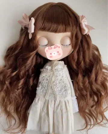 [ 당일 발송 ] coffee 18 모헤어 가발 Blythe