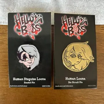 Hellva Boss/헬바 보스 루나 핀 배지 핀즈