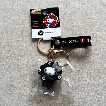 EXPO2025 헬로키티 블랙 미야쿠미야쿠 키링