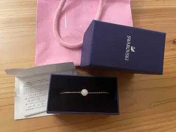 미사용 새상품 Swarovski 골드 크리스탈 팔찌 스와로브스키