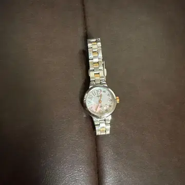 오리엔트 아날로그 시계 실버/골드