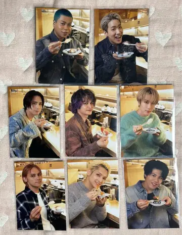 쿠라스시 THE RAMPAGE 트레이딩 카드 8장 세트