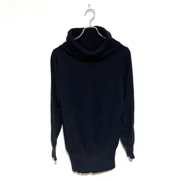 스타일리시 니트 터틀넥 프리 사이즈 코튼 100% 무지