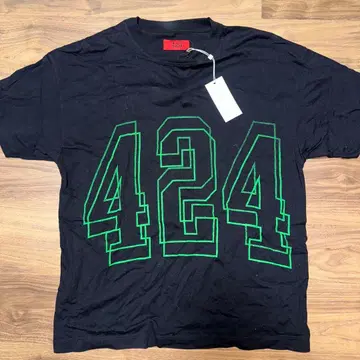 424 포투투포 빅 로고 T셔츠 S