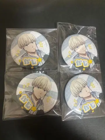 WIND BREAKER 윈브레 AGF 캔뱃지 카지 4점 세트