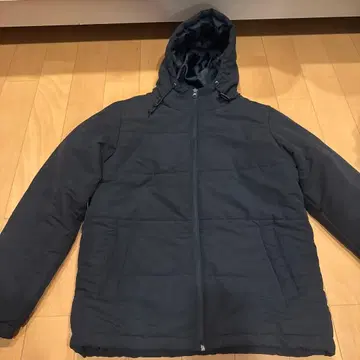 남성용 다운 블랙