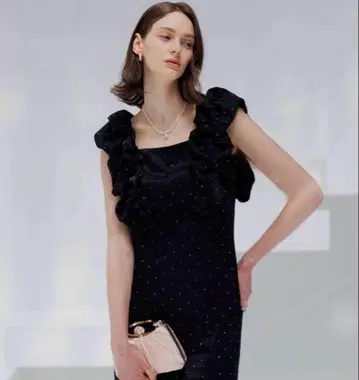 Leja 비쥬 도트 드레스 S 사이즈