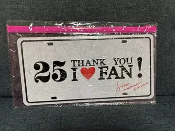 아무로 나미에 투어 굿즈 번호판