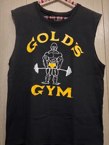 GOLD'S GYM 탱크탑 M 블랙