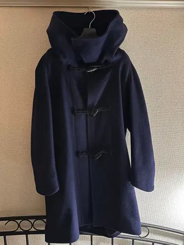 hatra 하트라 15AW 칸 토글 후디드 더플 코트 M 사이즈