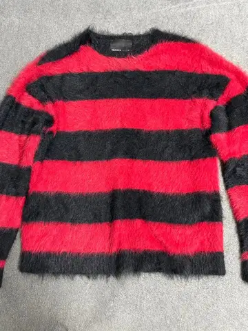 NUMBER (NINE) 스트라이프 니트