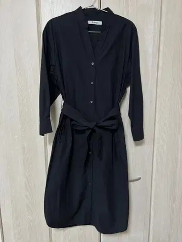 새상품급 nano universe 네이비 긴팔 셔츠 원피스 나노 유니버스