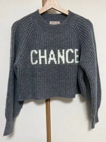 Apuweiser-riche CHANCE 크롭 스웨터