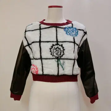 스크래치 쇼트 기장 사이드 지퍼 상의 인조 모피 가죽 여성용