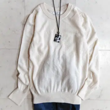 새상품급 스픽 앤 스팬 캐시미어 100 니트 아이보리